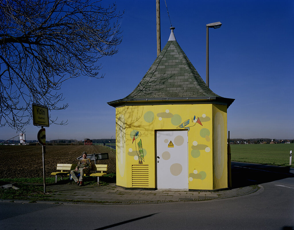 Wandmalerei Köln-Immendorf  Rolf Jahn 2004