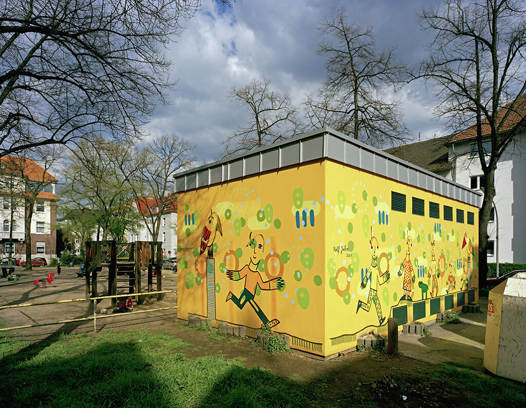 Wandmalerei Köln  Rolf Jahn 2007